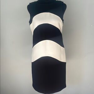Black and White Sleeveless Dress Ann Taylor size 4